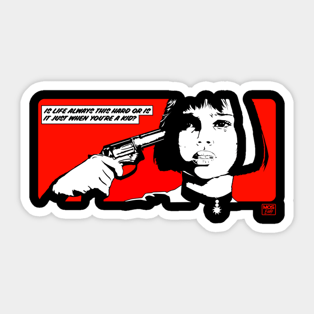 Mathilda Sticker by mosgraphix